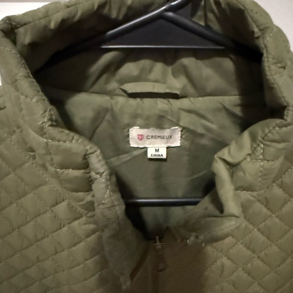 Daniel Cremieux Quilted Green Women's Vest - Picture 4 of 6
